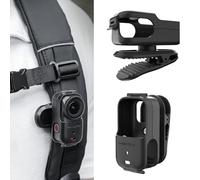 ZJRXM Backpack Holder for DJI Osmo Nano Accessories, 360° Rotation Backpack Shoulder Strap Clip for DJI Osmo Nano Action Camera for Cycling Hiking Travel