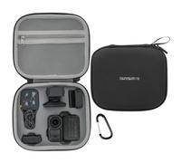 ZJRXM Case for DJI Osmo Nano Accessories, PU Leather Storage Bag, Carry Bag Travel Bag for DJI Osmo Nano Camera, Portable and Compact, black, 17,8 Zentimeter, plain