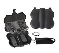 ZJRXM Neo 2 Bag, Portable Hard Shell Protective Travel Bag for DJI Neo 2 Drone and Battery Accessories, Compatible with Neo 2 Digital Transmission Receiver, Portable Lightweight and Compact, black