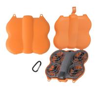 ZJRXM Neo 2 Case, Portable Hard Shell Protective Case for DJI Neo 2 Drone, Adorable Butterfly Design, Portable, Lightweight and Compact, orange, plain