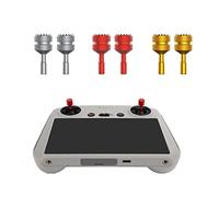 ZJRXM Sticks Control Stick for DJI Mini 3 Pro Accessories, 1 Pair Remote Control Telescopic Rocker Joystick for DJI Mini 3 Pro RC Non-Slip Rocker Thumb (Silver)
