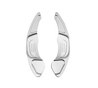 ZJSSJZ Steering Wheel Shift Paddle 2pcs for Golf 7 Polo GTI R MK7 Steering Wheel Shift Paddles Extend Gear Speed Stickers Car Accessoriy(Silver)