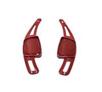 ZJSSJZ Steering Wheel Shift Paddle 2pcs/lot Car Sports Steering Wheel Shift Paddle Shifter for A3 A4 A5 S3 S4 S5 SQ5 SQ7 Q2 Q3 Q5 Q7 TT TTS ABS Carbon(Pearl Red)