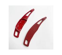 ZJSSJZ Steering Wheel Shift Paddle for 3 BP CX-30 CX30 CX-50 CX-60 CX-90 2022 2023 2024 ABS Carbon Fiber Print Paddle Shift Steering Wheel Shifter(Red)