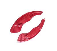 ZJSSJZ Steering Wheel Shift Paddle for Civic G10 Accord X CR-V Odyssey ABS Carbon Fiber Acura CDX MDX RDX Car Steering Wheel Paddle Shifter Extension Shift(Red)