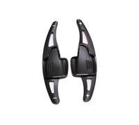 ZJSSJZ Steering Wheel Shift Paddle for Focus Kuga Ecosport Pair Auto Steering Wheel Shift Paddle Extender Stickers Aluminum Car Accessories(Black)