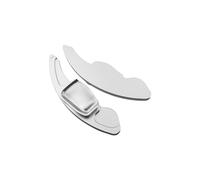 ZJSSJZ Steering Wheel Shift Paddle for Scala Monte Carlo Superb 3V Octavia 3 Kamiq Scout Combi Sportline Car Steering Wheel Shifter Paddle Extend Sticker(Silver)