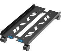 ZJT Mobile CPU Stand, PC Stand for PC Tower, Metal Computer Tower Stand with 4 Rolling Casters, Adjustable Wide Computer Tower Stand for Most Gaming PC Cases