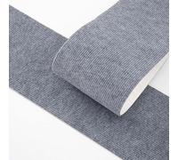 ZJUNLI Stair Pads Self-Adhesive Stair Treads 15x56cm Light Grey | Carpet Treads For Stairs Slip-Resistant, Reusable Self-Adhesive Backing, Machine Washable, Cutting For Wooden Floors, Marble