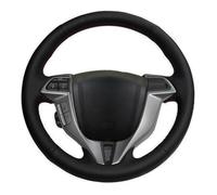 ZJWHDSKF Car Steering Wheel Cover DIY Black Artificial Leather For Honda Accord 8 Coupe For Accord Crosstour 2008-2012 For Odyssey 2010-2014
