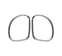 ZJWHDSKF Carbon Fiber Interior Car Co-pilot Air Vents Trim Frame Cover Decor Stickers For Chevrolet Corvette C5 1998-2004 Car Accessories