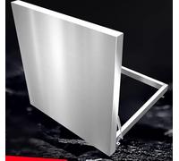 ZJXANMZ Heavy Duty Stainless Steel Roof Hatch - Anti-Theft Access Door & Skylight, Weatherproof Emergency Escape Lids, Custom Size 20x40in, Durable Well Cover for Safe Entry.