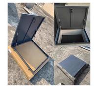ZJXANMZ Large Opening Roof Vent Inspection Door - Metal Attic Hatch Cover with Seal Strip for Skylight/Window, Ceiling Outlet, Cellar Well Manholes (26x26in/66x66cm)