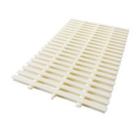 ZJXANMZ Swimming Pool Drainage Overflow Grate, Flexible UV Resistance ABS Plastic Grate Cover, Shower Sewer Outlet, Driveways Patios Pool Decks Channel Drain Grate(30x100CM/11.82
