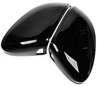 zjxhnb Car Wing Mirror Covers Cap For Golf 8 MK8 GTI GTD R 2020-2022, Rear View Side Car Mirror Replacement Caps Rearview Mirror Shells Housing,withHole-Schwarz