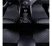 zjxhnb Custom Leather Car Floor Mats for Jaguar XF (X260) 2016 2017 2018 2019 2020, Floor Carpets Matts Covered Protection Advanced Liners Waterproof Full Set,A/BlackBlue