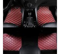 zjxhnb Custom Leather Car Floor Mats for Toyota C-HR CHR Hybrid/C-HR EV C-EV/electric/2020 2021 2022 2023, Floor Carpets Matts Covered Protection Advanced Liners Waterproof Full Set,A/Red