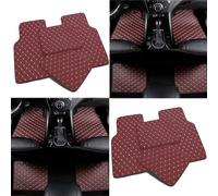 zjxhnb Custom Leather Car Floor Mats for Toyota C-HR CHR Hybrid/C-HR EV C-EV/electric/2020 2021 2022 2023, Floor Carpets Matts Covered Protection Advanced Liners Waterproof Full Set,A/Coffee