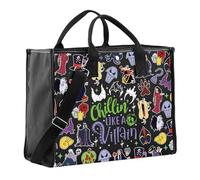 ZJXHPO Chillin is Like A Villain Cross Body Bag Witch Carry On Bag Evil Queen Messenger Bag, Villain Tote 2