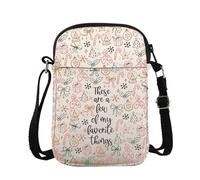 ZJXHPO Christmas Things Cross Body Bag These Are A Few Of My Favorite Things Messenger Bag Merry Christmas Shoulder Bag, Christmas Thing Cb, Fashion