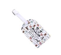 ZJXHPO Pitbull Luggage Tags for Suitcases Show Me Your Pitties Dog Lover Travel Tags Pitbull Mom Travel Bag Labels (Pitties LT)