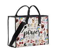 ZJXHPO Wizard TV Show Cross Body Bag You Had The Power All Along My Dear Messenger Bag OZ Inspired Shoulder Bag, The Power Tote 2