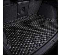 zjxmnb Car Boot Liners For Audi RS3 Sportback 2011-2012, Car Boot Protector Waterproof Durable Non-slip Anti-wear PU Leather Full-coverage Mats Easy To Install,A/BlackBeige