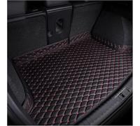 zjxmnb Car Boot Liners For Citroen C4 Sedan 2012-2020, Car Boot Protector Waterproof Durable Non-slip Anti-wear PU Leather Full-coverage Mats Easy To Install,A/BlackRed