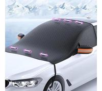 zjxmnb Winter Windshield Cover For Kia e-Niro Niro Plus HEV PHEV BEV Niro SG2 Sorento UM MQ4 Soul PS SK3, Magnetic Sunshade Windshield Glass Snowproof Freezing Half Protection