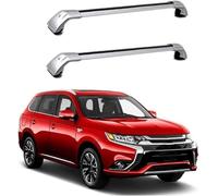 zjxtnb Car Roof Rack Cross Bars, For Mitsubishi Outlander PHEV 2013-2016 2017 2018 2019 2020 Aluminum Cargo Bars Crossbars Luggage Rack Rooftop Cargo Top Rail Boxe Roof Basket Tray,A