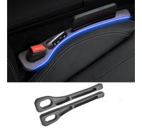 zjxwnb 2PCS Vehicle-Mounted Seat Gap Strip for Renault Captur I 2014-2018, Gap Filler Pad Side Car Seal Strip Car Seat Gap Plug Leak-proof Filling Strip,A/Black