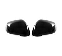 zjxwzm 2Pcs Car Rearview Mirror Cap for BMW 2 Series Active Tourer U06 2022 2023 2024, Rearview Mirror Cover Reverse Mirror Shell Car Modification Parts Accessories,A Black