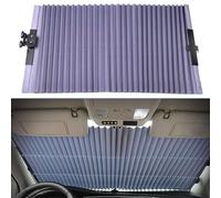 zjxwzm Car Windscreen Sunshade for Nissan NV200 2009 2010 2011 2012 2013-2019, Retractable Windshield Sun Shade with Suction Cups, Sun and UV Protection,C 80cm