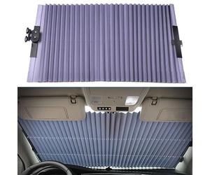 zjxwzm Car Windscreen Sunshade for Nissan NV200 2009 2010 2011 2012 2013-2019, Retractable Windshield Sun Shade with Suction Cups, Sun and UV Protection,C 80cm