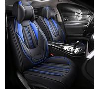 zjxyqw Car Seat Covers Full Set for Volkswagen VW UP 2011-2023, Breathable Waterproof Comfortable Front Rear Seat Cushion Protectors Accessories,A/Blue