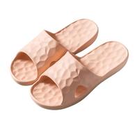 ZJYIGOWL Pillow Slippers,Eva Open Toe Super Soft Sole Home Slippers, Non Slip Thick Sole Sandals Quick Dry Shower, Pink, 9.5-10 Women/8-8.5 Men