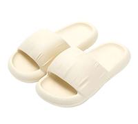 ZJYIGOWL Summer Open Toe Slippers for Men and Women Non-Slip Thick Soft Platform Massage Slippers for Shower Bathroom Adults Indoor Outdoor, Unique Color, 9.5-10 Women/8-8.5 Men