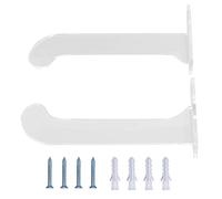 Zjythocyber 1Pair Yoga Mat Wall Mount Holder Acrylic Yoga Mat Wall Hanger Storage Rack Household Exercise Yoga Mat Bracket (Transparent 1-Pair)