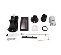 Zjythocyber 40mm RC Boat Jet Pump Thruster, Wireless Water Jet Propulsion System with 775 Brushed Motor, Durable Plastic and Alloy Jet Pump Set for 80-120cm Remote Control Boats (Black)