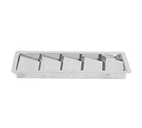 Zjythocyber 5 - Slot Boat Louver Vent, Marine Stainless Steel Ventilation Grille, Durable Rectangle Vent Cover for Yacht and Ship with Resistance