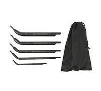 Zjythocyber 5Pcs Air Line Disconnect Tool Set, Heavy Duty Double Ended Automotive Hand Tool for Big Rig Truck Brake Systems, Includes 1/8in to 5/8in Sizes with Storage Bag