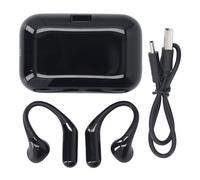 Zjythocyber AI Translation Earphones, Real Time Language Translator Earbuds, HD Sound Open Ear Translator Device with Long Battery Life for Travel Business Learning (Black)