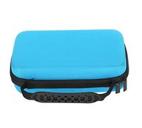 Zjythocyber Stationery Bag Multifunction Portable Organizer, Large Capacity Pens Storage Case with Multiple Compartments, EVA Nylon Pencil Box for Artists Students Travelers Office Supplies (Blue)