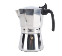 Zjythocyber Stovetop Coffee Maker Stainless Steel, Octagonal Stove Top Coffee Pot, Even Heat Distribution Design for Rich Italian Coffee, Compatible with Gas and Induction Stoves (300ML)