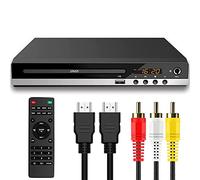 Zjyufy 1080P DVD Player for TV DVD Player with HDMI Full HD 1080P USB Multifunction Player, CD Player for Home Office Hotel