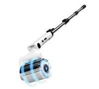 Zjyufy Electric Spin Scrubber Waterproof Cordless Power Cleaning Brush with 4 Brush Heads & Telescopic Pole for Floor Bathroom Furniture Glass Car Deep Cleaning