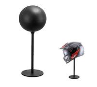 Zjyufy Helmet Stand, Motorcycle Helmet Holder Rack Freestanding Helmet Holder Bicycle Helmet Display Storage Stand for Helmet Hat Wigs