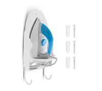 Zjyufy Ironing Board Holder, Wall Mount Iron Holder, Ironing Basket, Ironing Board Storage Organizer for Bathroom Shelf Door or Laundry Room