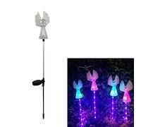 Zjyufy Memorial Solar Angel Garden Ornament - Waterproof Stake Light, Outdoor Hanging Lamp for Landscape Decoration