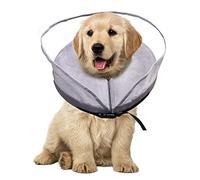 Zjyufy Pet Protective Inflatable Collar, Washable Soft Comfy Dog Recovery Collars Cones for Dogs Cats Surgery Injuries Recovery, Alternative After Surgery to Prevent Licking Scratching